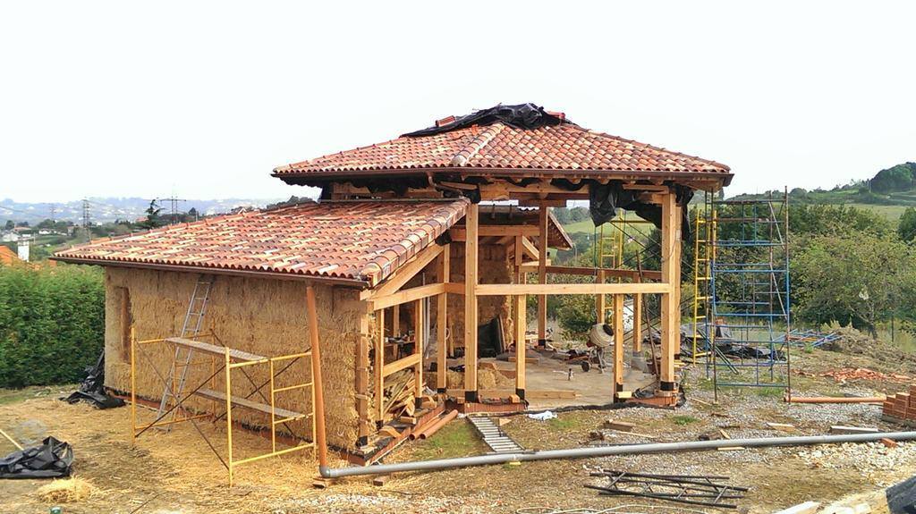 casa fardos de paja